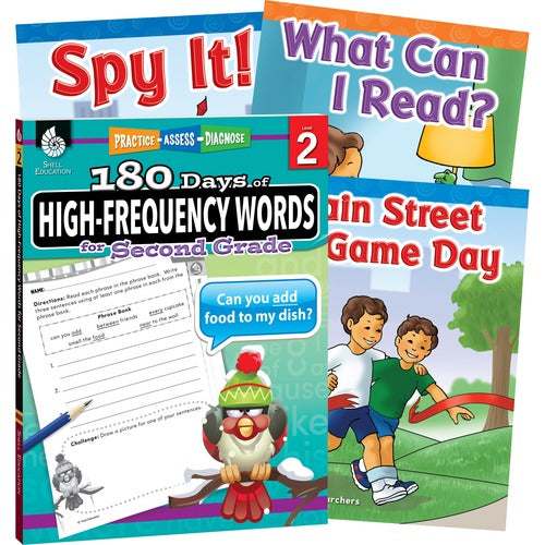 Shell Education SHL109747 Learn At Home Grade 2 Frequency Words Printed Book