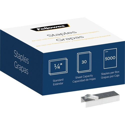 Fellowes FEL5009501 5000pk Half-Strip Standard Staples