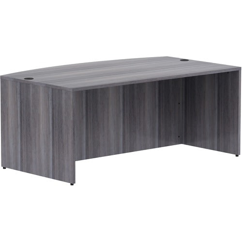 Lorell LLR69591 Essentials Series Bowfront Desk Shell