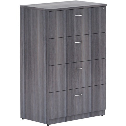 Lorell LLR69624 Essentials Series 4-Drawer Lateral File