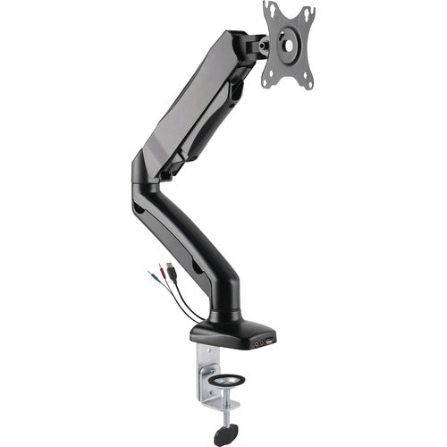 Lorell LLR99800 Mounting Arm for Monitor - Black