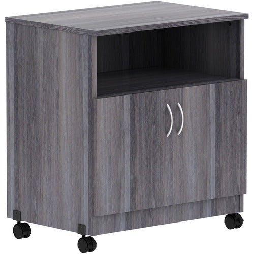 Lorell LLR69627 Mobile Machine Stand with Shelf