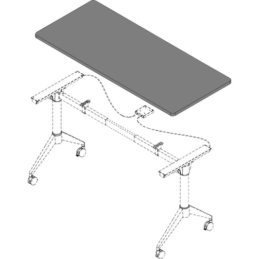 Lorell LLR62595 Training Tabletop