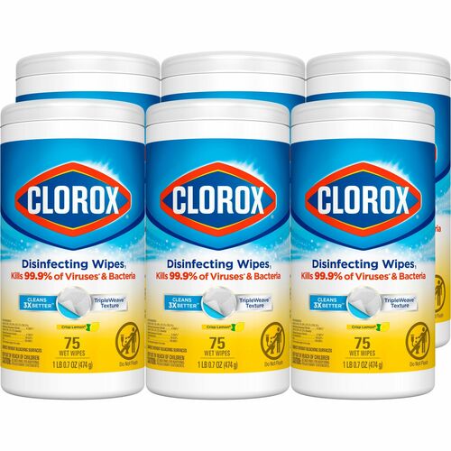 Clorox CLO01628 Disinfecting Cleaning Wipes Value Pack - Bleach-free
