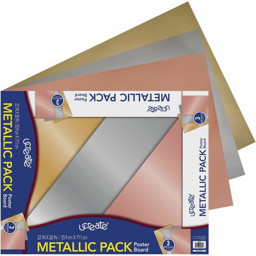 UCreate PACP5395 Metallic Poster Board