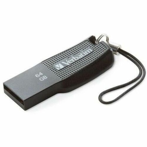 Verbatim VER70877 64GB Ergo USB Flash Drive - Black