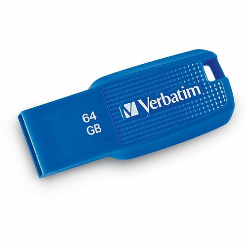 Verbatim VER70879 64GB Ergo USB 3.0 Flash Drive - Blue