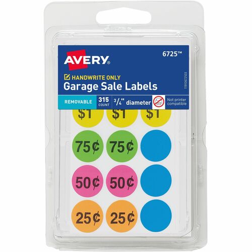 Avery® AVE06725 Avery® Garage Sale Labels on Small Sheets