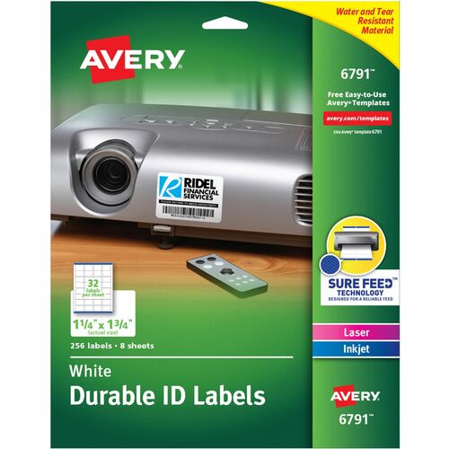 Avery® AVE06791 Avery® Permanent Durable ID Labels with Sure Feed(R) Technology