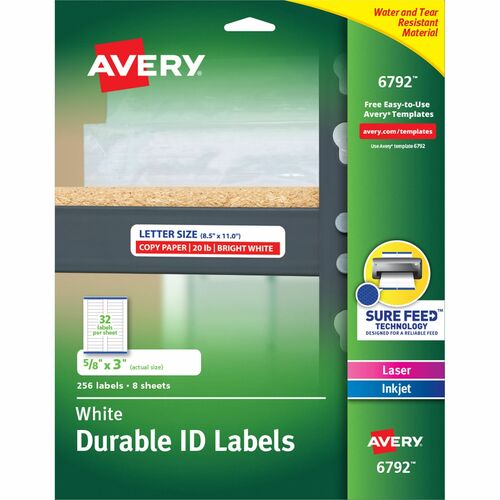 Avery® AVE06792 Avery® Permanent Durable ID Labels with Sure Feed(R) Technology