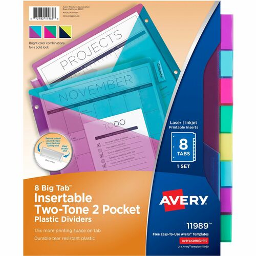 Avery® AVE11989 Avery® Big Tab Tab Divider