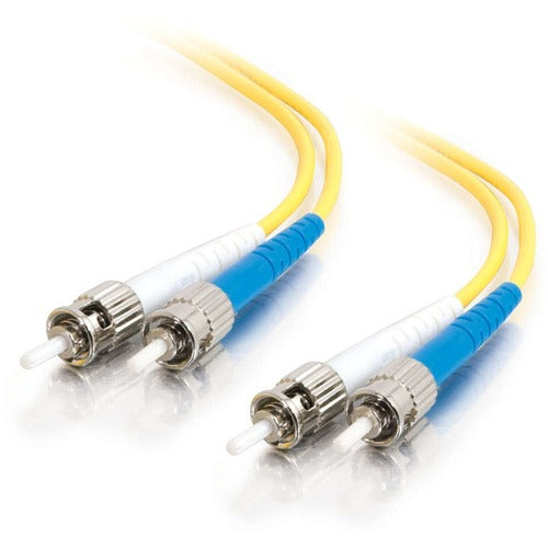 C2G CGO13701 3m ST-ST 9/125 OS2 Duplex Single-Mode PVC Fiber Optic Cable - Yellow