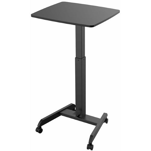 Kantek KTKSTS300B Mobile Height-Adjustable Compact Sit-Stand Desk