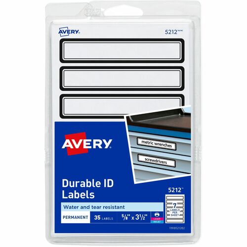 Avery® AVE05212 Avery® Durable ID Labels