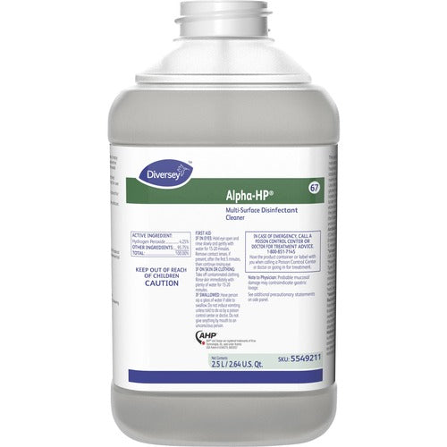 Diversey DVO5549211 Alpha-HP Multi Disinfectant Cleaner