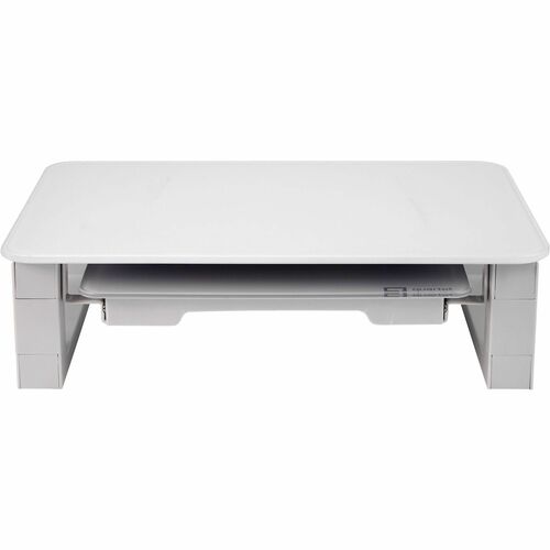 Quartet QRTQ090GMRW01 Monitor Riser with Glass Dry-Erase Board Desktop