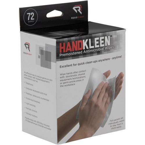 Read Right REARR15112 Handkleen Wipes