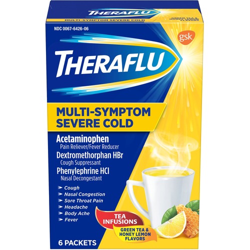 Theraflu GKC91706 Multi-Symptom Severe Cold & Cough Medicine