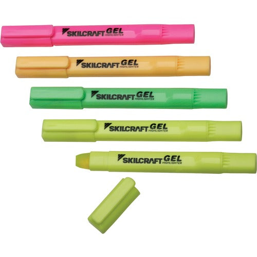 SKILCRAFT® NSN6919223 Fluorescent Gel Highlighter