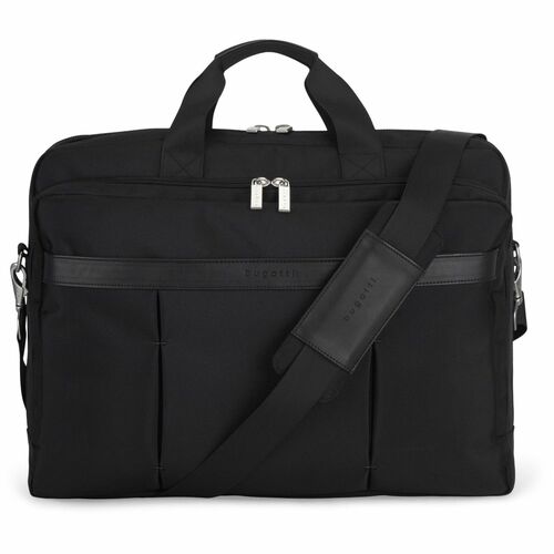 Bugatti BUGEXB1707BLK Gregory Carrying Case (Briefcase) for 17" to 17.3" Notebook - Black