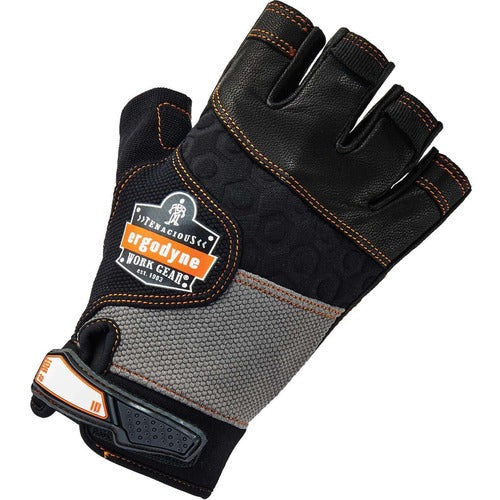 Ergodyne EGO17786 ProFlex 901 Half-Finger Leather Impact Gloves