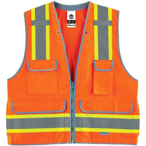 Ergodyne EGO21453 8254HDZ Type R Class 2 Heavy-Duty Surveyors Vest