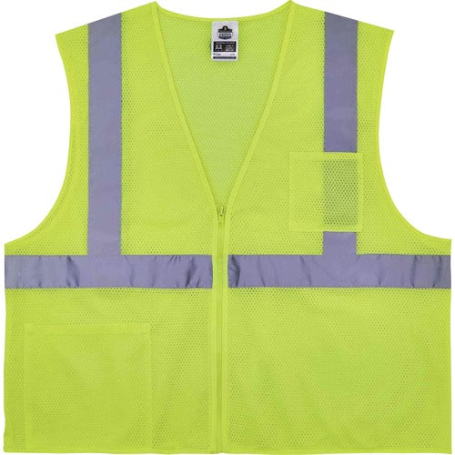 Ergodyne EGO21577 8256Z Treated Polyester Hi-Vis Class 2 Vest