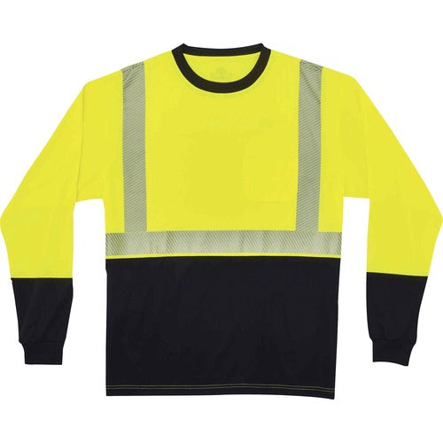 Ergodyne EGO22634 8281BK Type R Class 2 Front Long Sleeve T-Shirt