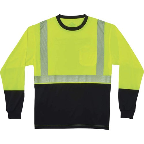 Ergodyne EGO22635 8281BK Type R Class 2 Front Long Sleeve T-Shirt