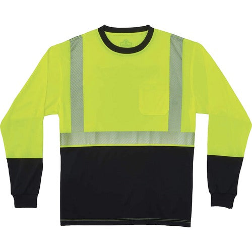 Ergodyne EGO22636 8281BK Type R Class 2 Front Long Sleeve T-Shirt