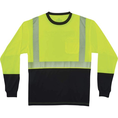 Ergodyne EGO22639 8281BK Type R Class 2 Front Long Sleeve T-Shirt