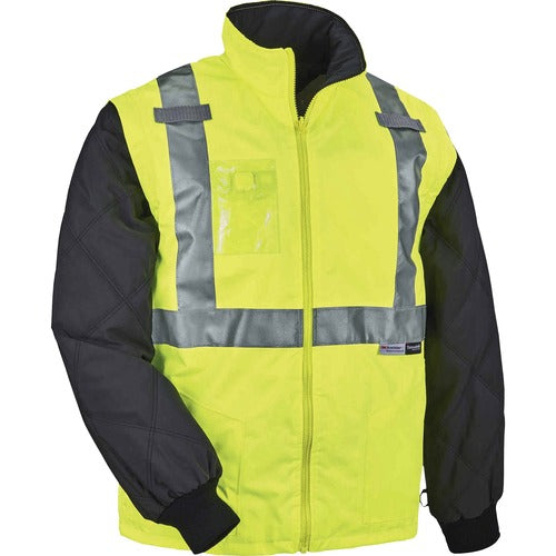 Ergodyne EGO25499 8287 Type R Class 2 Hi-Vis Jacket w/ Removable Sleeves