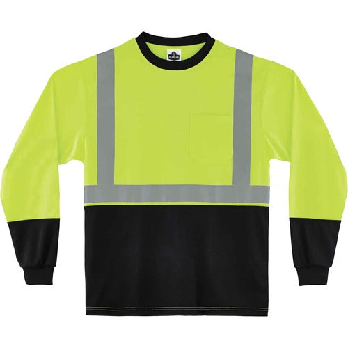 Ergodyne EGO22703 8281BK Type R Class 2 Front Long Sleeve T-Shirt