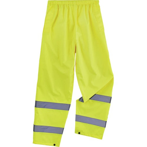 Ergodyne EGO25343 8916 Lightweight Hi-Vis Rain Pants - Class E