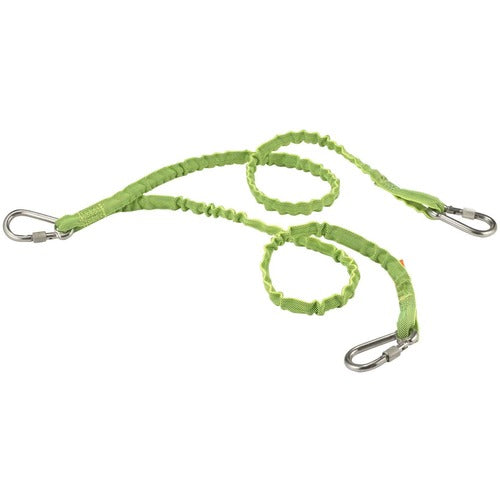 Ergodyne EGO19083 3311 Twin Leg Stainless Triple Carabiner Tool Lanyard - 15lbs