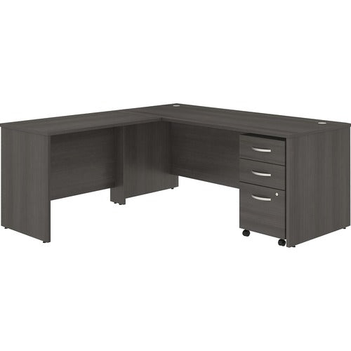 Bush Business Furniture BSHSTC007SGSU Studio C 72W X 30D L Shaped Desk With Mobile File Cabinet And 42W Return