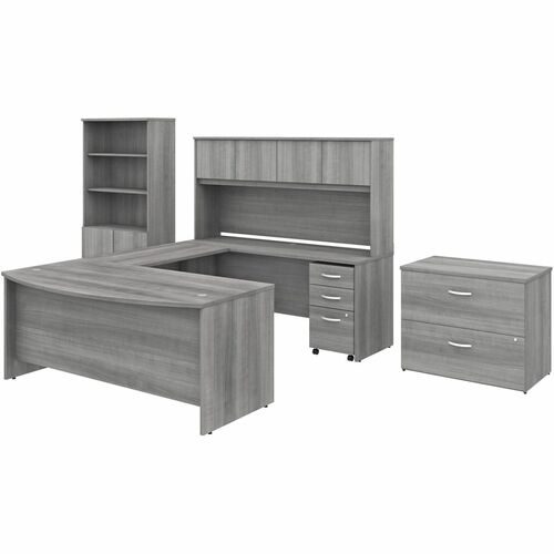 Bush Business Furniture BSHSTC001PGSU Studio C Desk/Hutch/Bookcase/File Cabinet