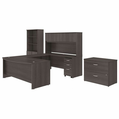 Bush Business Furniture BSHSTC001SGSU Studio C Desk/Hutch/Bookcase/File Cabinet