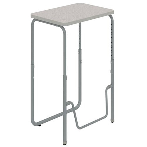 Safco SAF1223GR AlphaBetter 2.0 Height - Adjustable Student Desk with Pendulum Bar 29"-43"