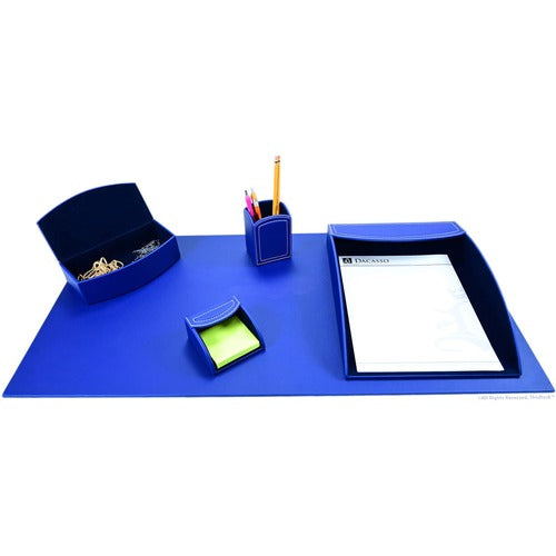 Dacasso DACK7302 5-piece Home/Office Leather Desk Accessory Set