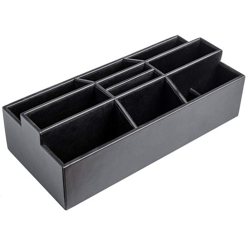 Dacasso DACA1395 Leatherette Remote Control Organizer