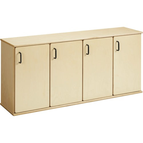 Jonti-Craft JNT7107YT Young Time 4-Section Stackable Locker