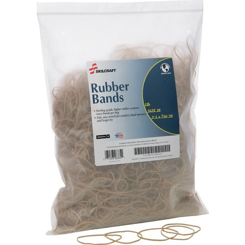 SKILCRAFT® NSN5783521 SKILCRAFT Sterling-Grade Rubber Bands