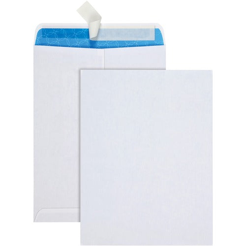 Quality Park QUA41415R 9 x 12 Treated, Security Tinted Catalog Envelopes with Redi-Strip® Closure
