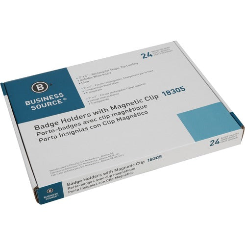 Business Source BSN18305 Magnetic Name Badges