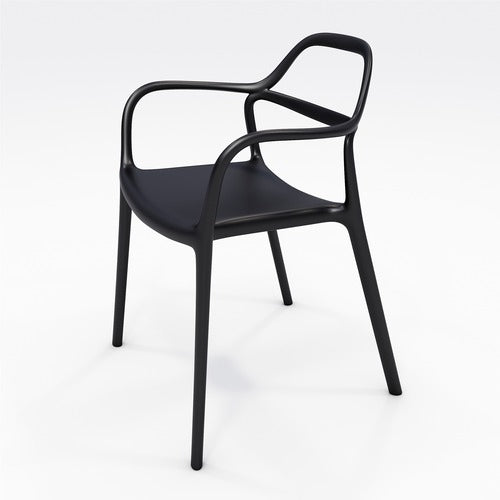 KFI KFI6300BLACK Indoor/Outdoor Poly Guest Chair