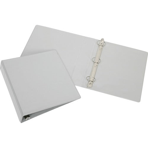 SKILCRAFT® NSN5194376 Round Ring White View Binders