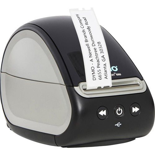 Dymo DYM2112552 LabelWriter 550 Direct Thermal Printer - Monochrome - Label Print - USB - USB Host - Black