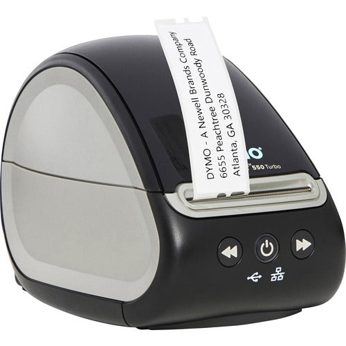 Dymo DYM2112553 LabelWriter 550 Direct Thermal Printer - Monochrome - Label Print - Ethernet - USB - USB Host - Black
