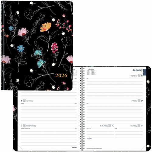 Rediform REDC958G01 Watercolor Weekly/Monthly Planner